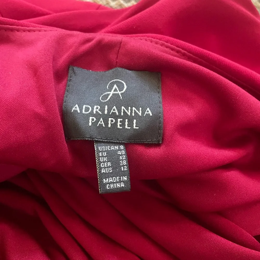 Adrianna Papell Off the Shoulder Sheath Dress - Picture 6 of 6